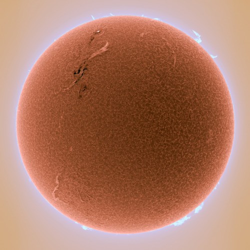 Photo:  The Sun, using a backyard solar telescope